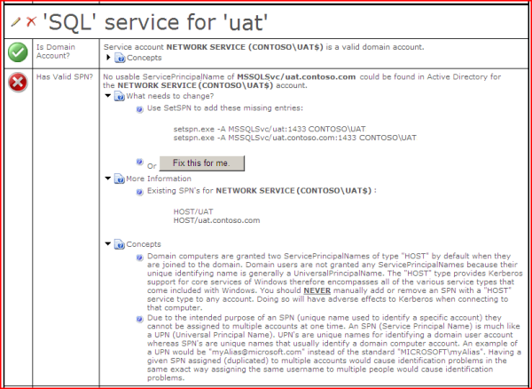 Статус SQL-службы