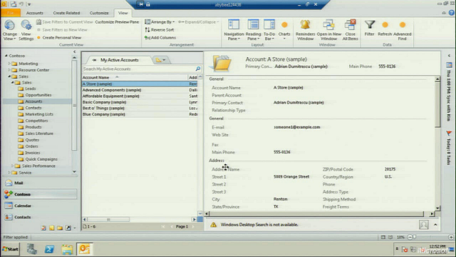 CRM 2011 Preview Pane